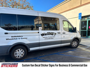 Custom Van Decal Stickers for Business & Commercial Use