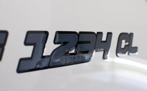 3d raised boat registration number stickers