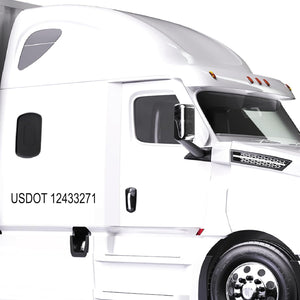 usdot number decal