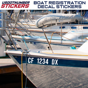 boat registration sticker