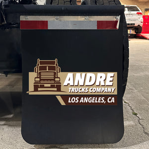 custom logo mudflap for trucks