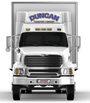 forehead semi truck decal sticker