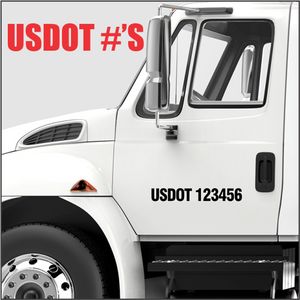 usdot number decal