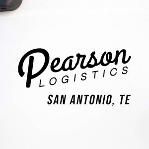 Company Name Truck Decal