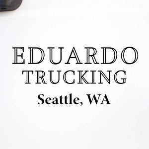 Company Name Decal with Location