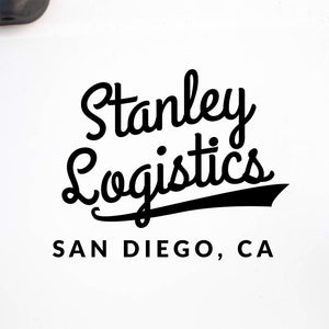 Company Name Decal with Location Line
