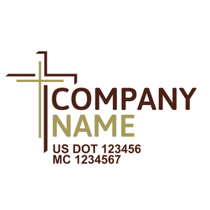 Religious American Truck Decal Transportation