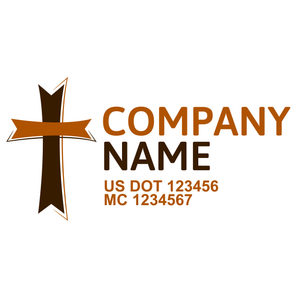 Religious American Truck Decal Transportation