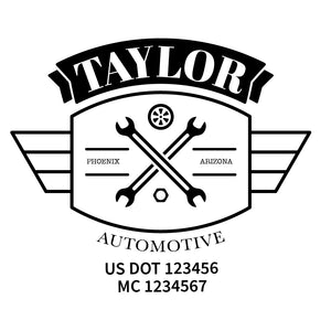 Mechanic Truck Decal US DOT