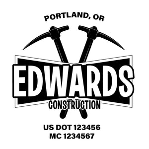 company name construction and US DOT