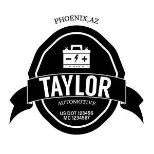 Mechanic Truck Decal US DOT