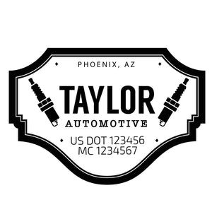 Mechanic Truck Decal US DOT
