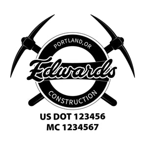 company name construction and US DOT