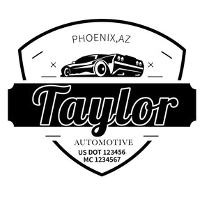 Mechanic Truck Decal US DOT