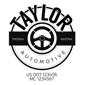 Mechanic Truck Decal US DOT