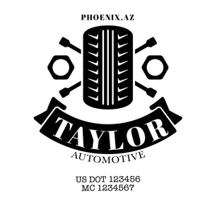 Mechanic Truck Decal US DOT