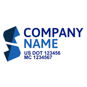 Transportation logistic company trucks decal