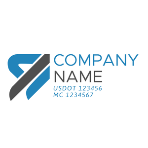 Transportation logistic company trucks decal