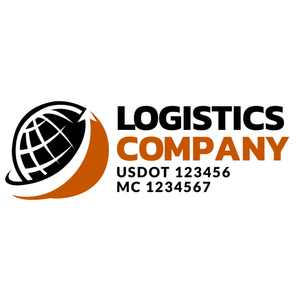 Transportation logistic company trucks decal