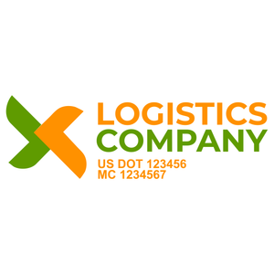 Transportation logistic company trucks decal