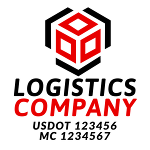 Transportation logistic company trucks decal