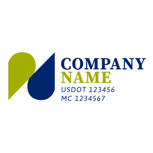 Transportation logistic company trucks decal