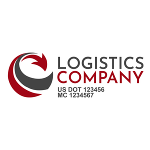 Transportation logistic company trucks decal