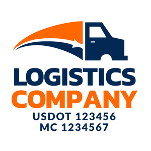 Transportation logistic company trucks decal