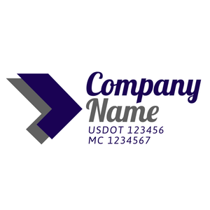 Transportation logistic company trucks decal