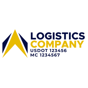 Transportation logistic company trucks decal