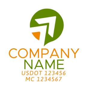 Transportation logistic company trucks decal