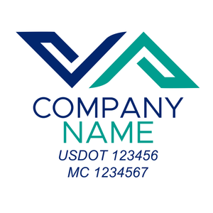 Transportation logistic company trucks decal