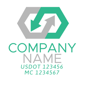 Transportation logistic company trucks decal