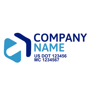 Transportation logistic company trucks decal