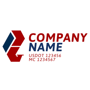 Transportation logistic company trucks decal