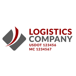 Transportation logistic company trucks decal