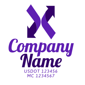 Transportation logistic company trucks decal