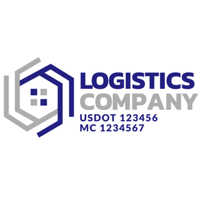 Transportation logistic company trucks decal
