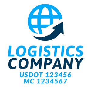 Transportation logistic company trucks decal