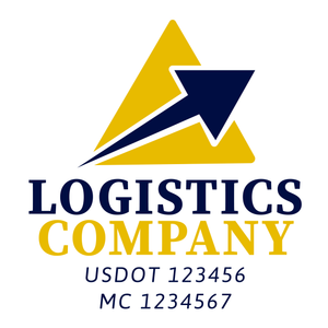 Transportation logistic company trucks decal
