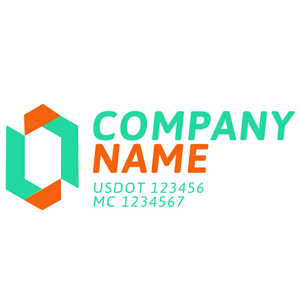 Transportation logistic company trucks decal