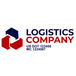 Transportation logistic company trucks decal