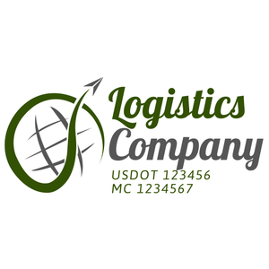 Transportation logistic company trucks decal