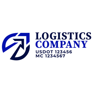 Transportation logistic company trucks decal