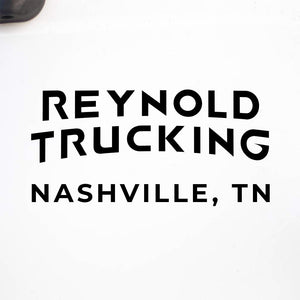 Company Name Decal with Location
