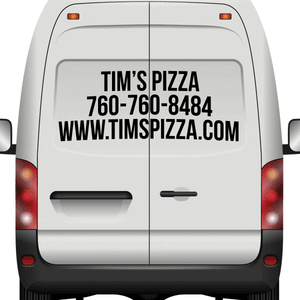 3 Line Back Commercial Vehicle Decal Sticker