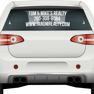 3 Line Back Windshield Decal Sticker
