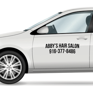 2 Line Car Door Decal Sticker