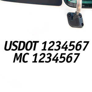usdot mc decal