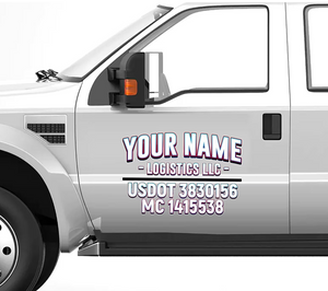 truck door dot decal